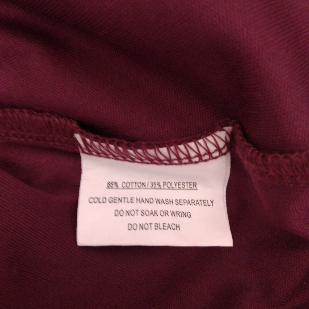 NWOT Saints + Secrets Maroon Lace Floral Dress - Picture 9 of 10